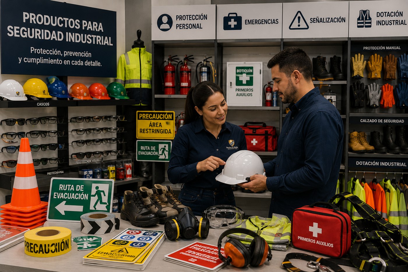 Productos y elementos para seguridad industrial